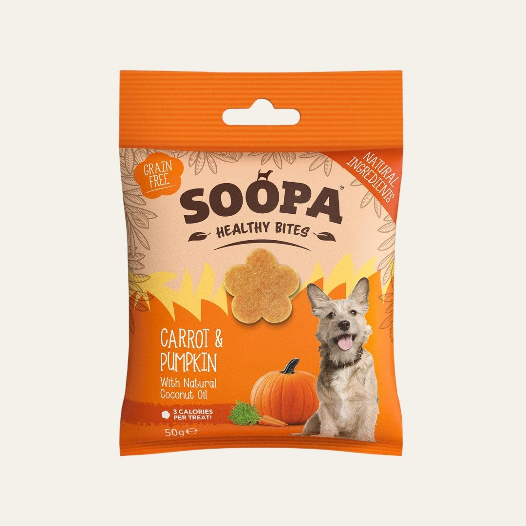 Soopa Carrot & Pumpkin Healthy Bites 50g