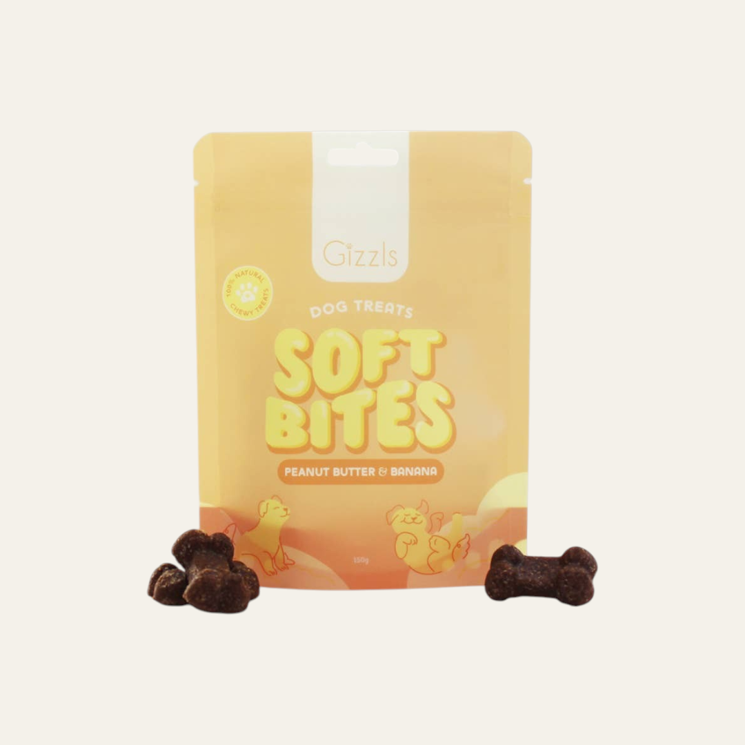 Gizzls Soft Bites Peanut Butter & Banana 150g