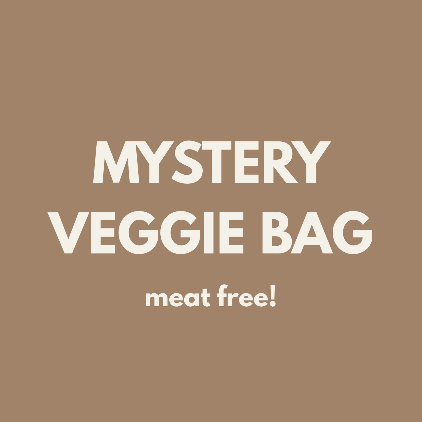 TENNER TUESDAY| Mystery Veggie Bag