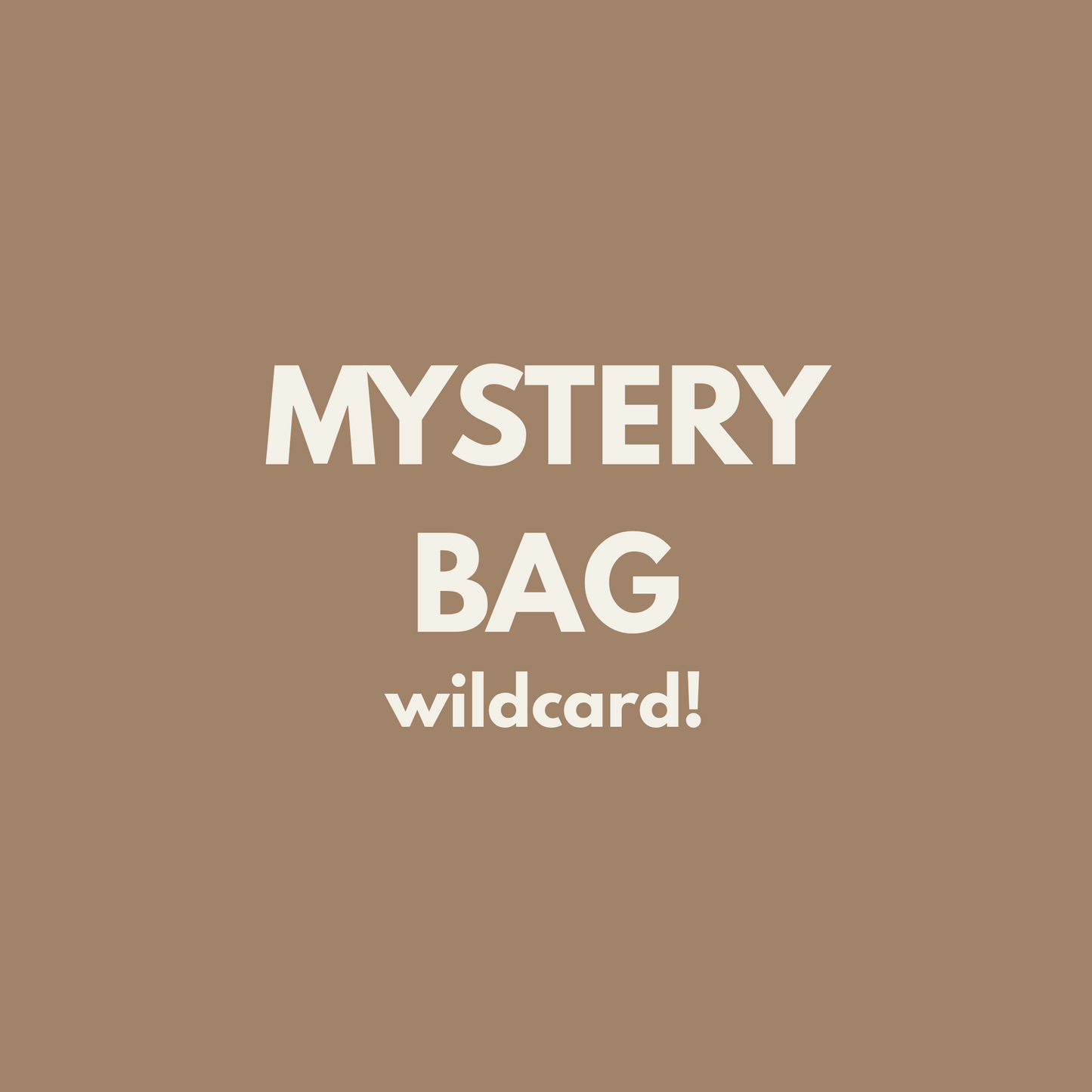TENNER TUESDAY| Mystery Bag