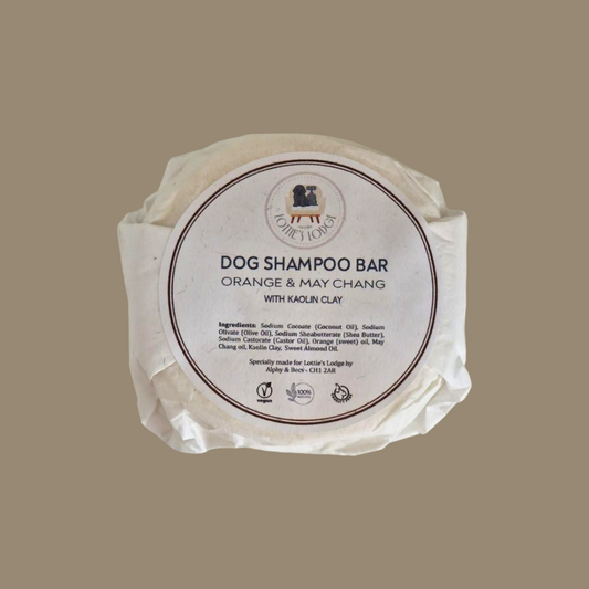 Lottie's Lodge | Dog Shampoo Bar Orange & May Chang with Kaolin Clay