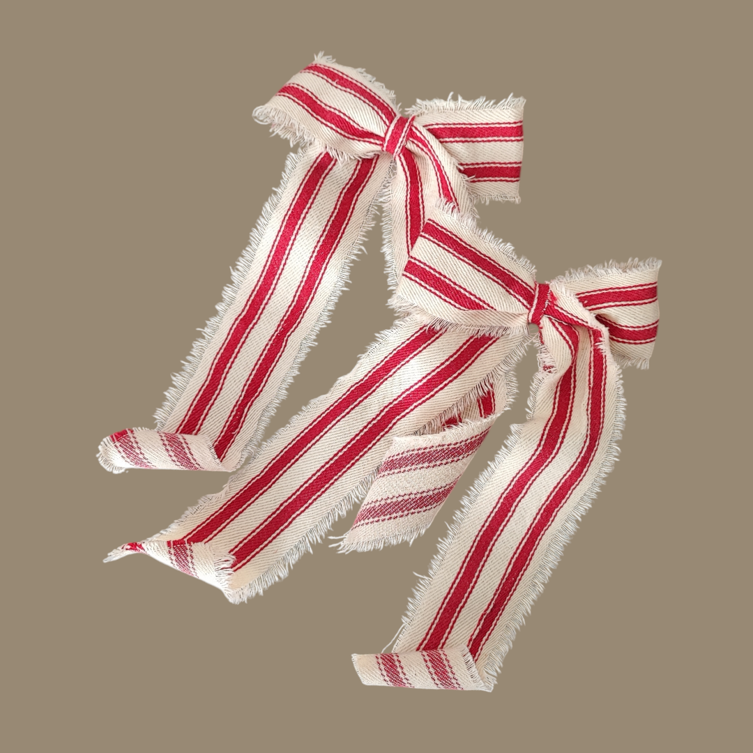 Handmade Festive Bows | Hair Clip or for Decorative Purposes