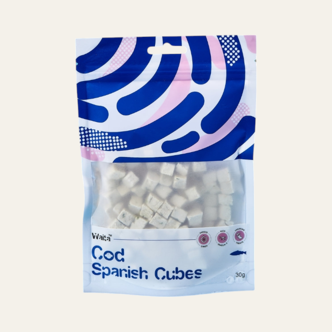 Waita Freeze Dried Cod & Spanich Cubes