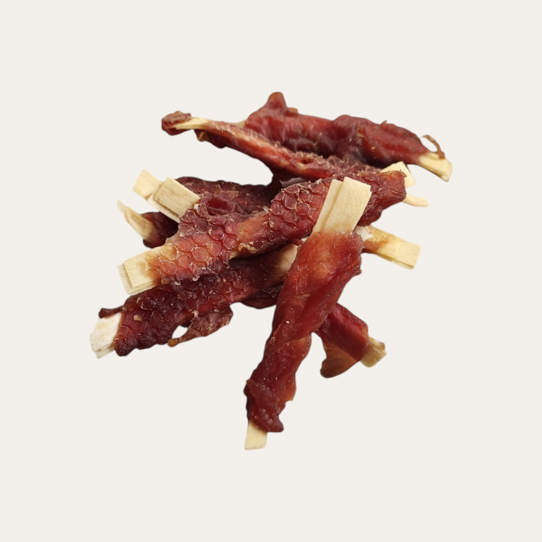 Fish Sticks Wrapped in Duck