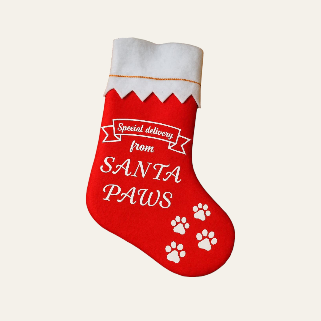 Santa Paws Stocking - Personalise it!