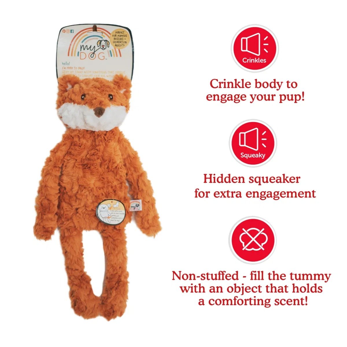 Fox Plush Toy | Stuffable Tummy