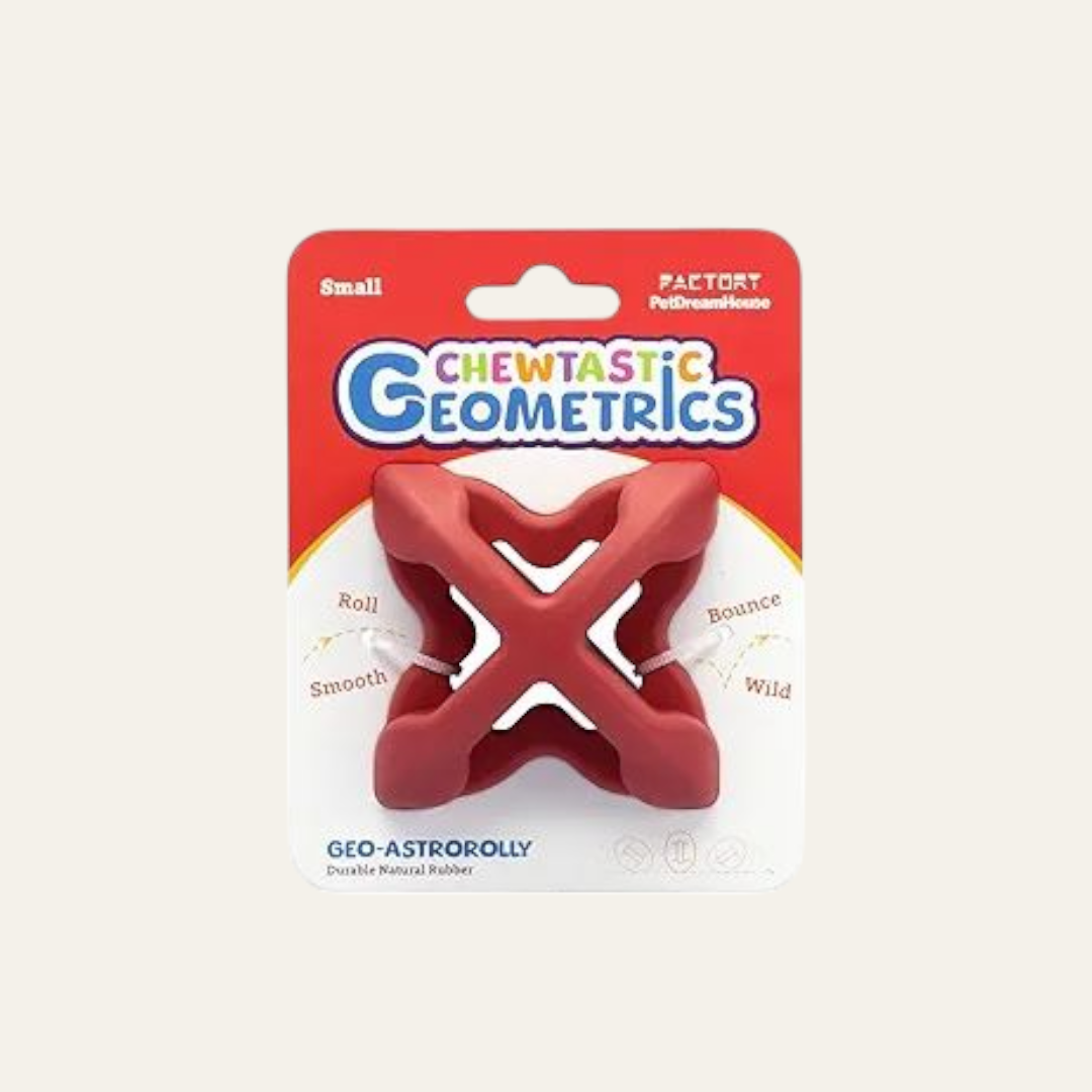 Chewtastic Geometrics | Geo-AstroRolly Red