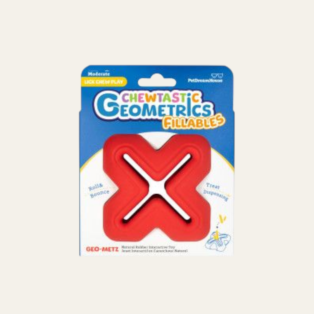 Chewtastic Geometrics Fillables | Geo-Metz Red