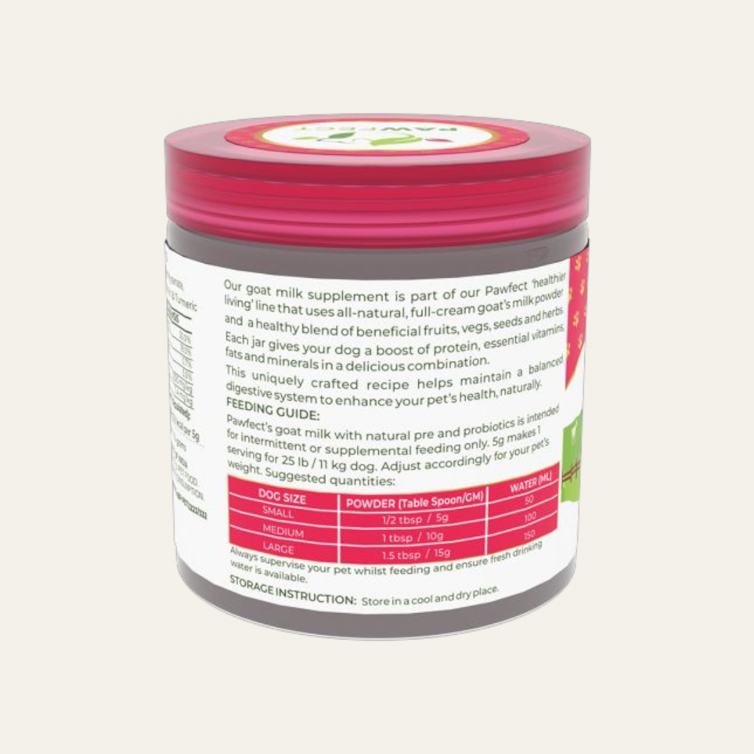 Nature's Sip for Dogs: Goat's Milk with Pomegranate & Cranberry