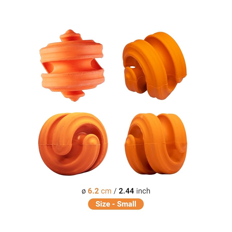 Chewtastic Geometrics | Geo-Hex Orange