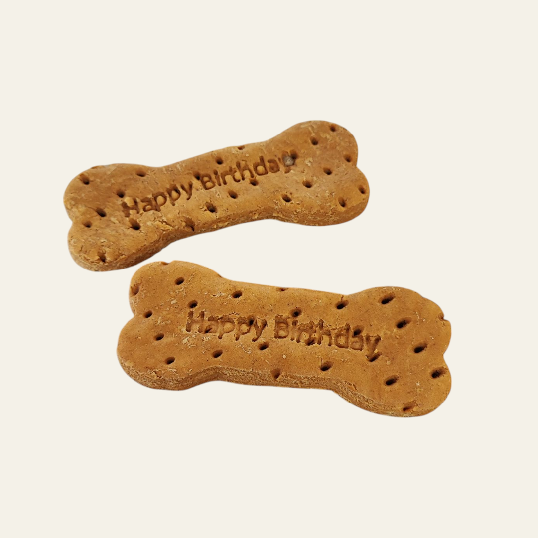 Peanut Butter Birthday Biscuit Bone
