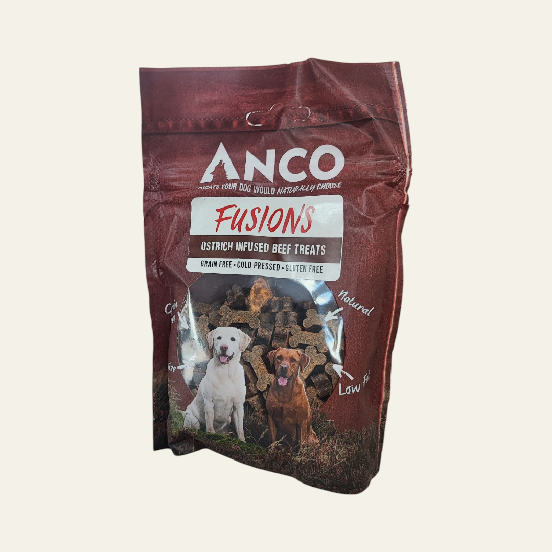 Anco Fusions Ostrich Infused Beef Treats