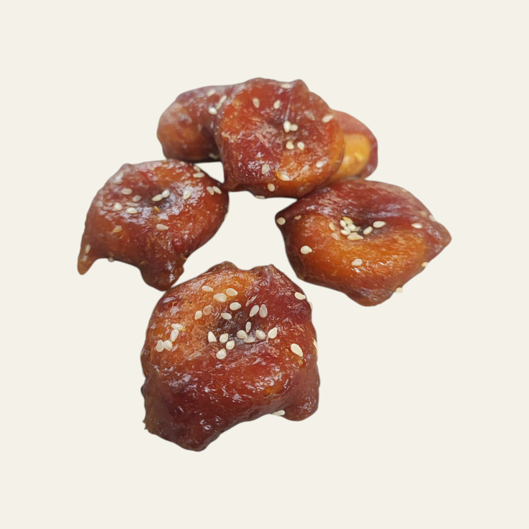 Bagels with Chicken, Lamb and White Sesame