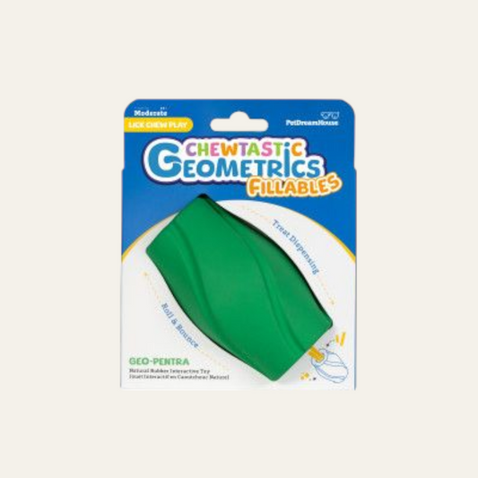 Chewtastic Geometrics Fillables | Geo-Pentra Green
