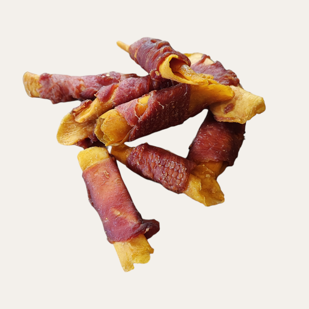 Mango Chunks Wrapped Duck Breast