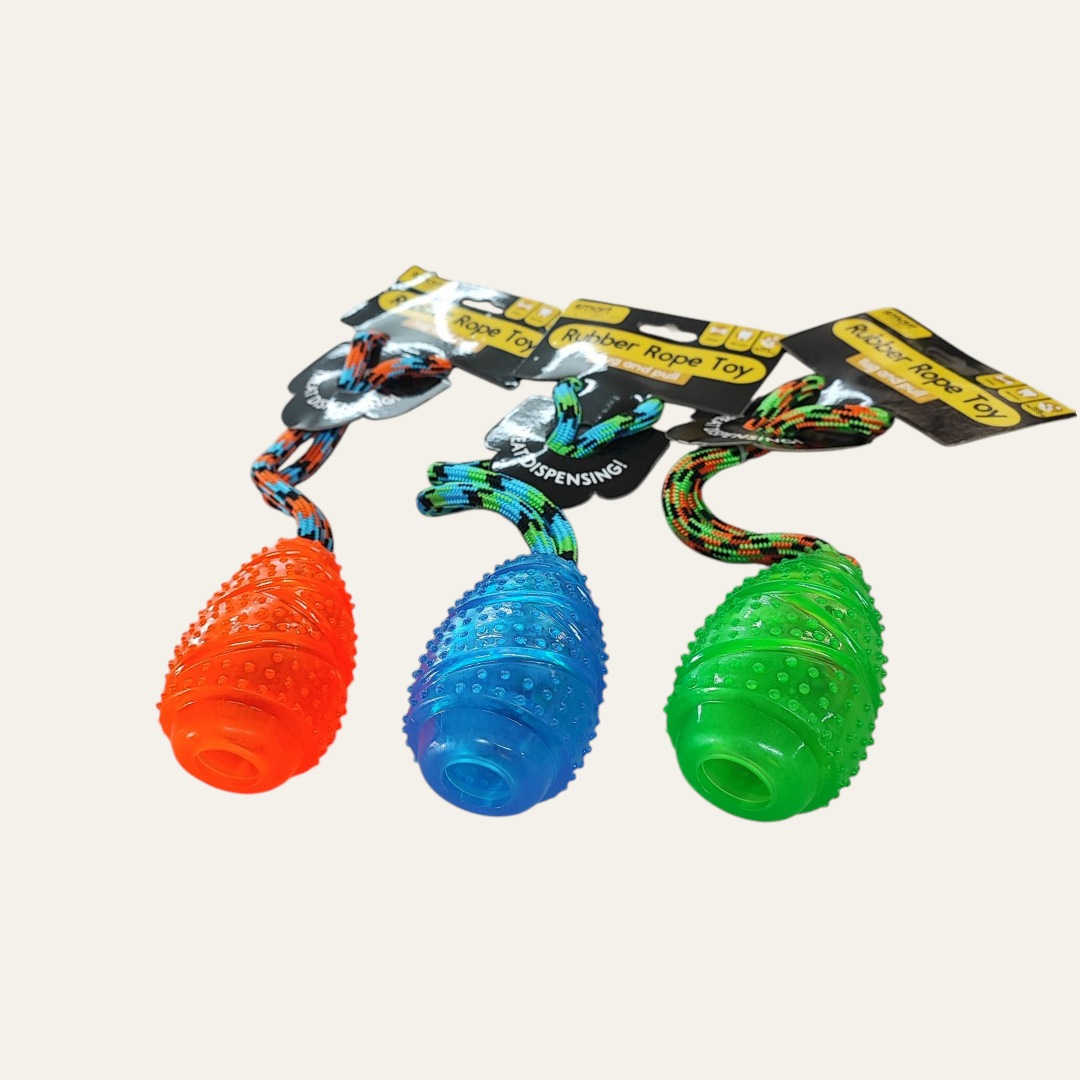 Tug & Pull Treat Dispensing Rope Toy