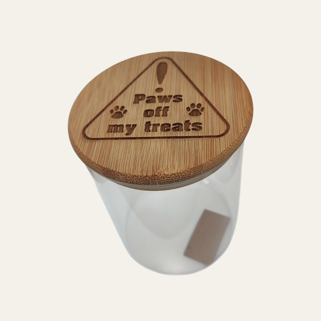 Paws Off My Treats Jar