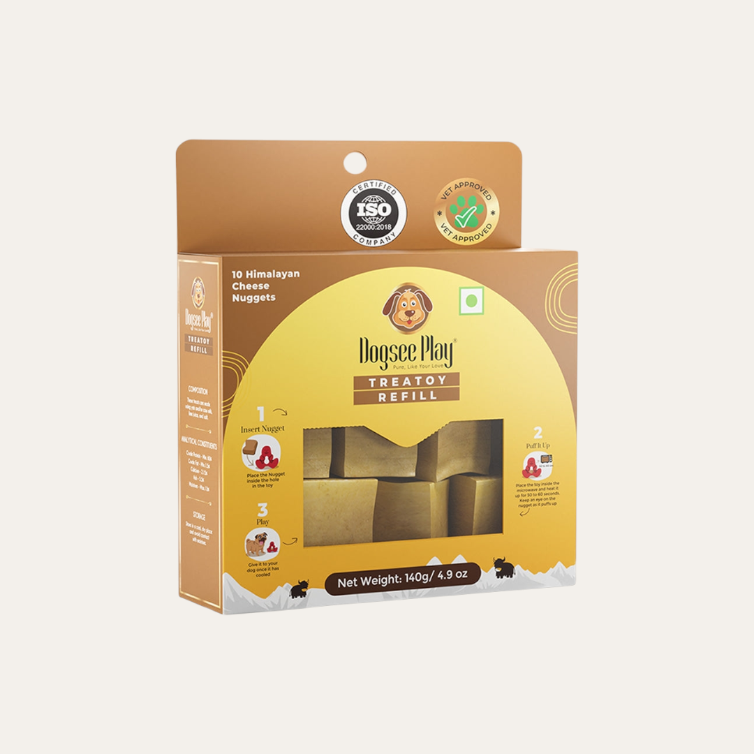 Dogsee Play Yeti Refill Pack Cheese 10 piece 140g