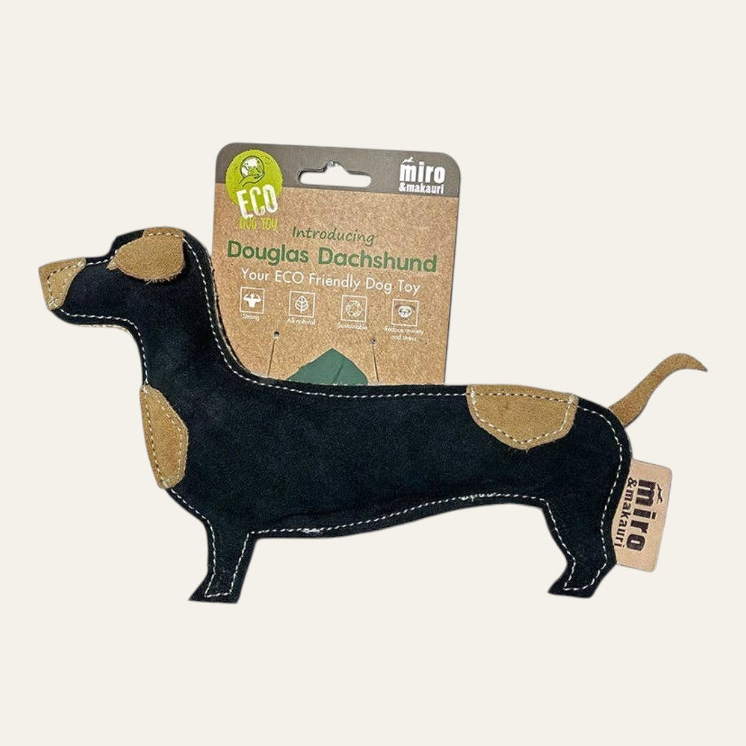 Douglas Dachshund Eco-Friendly Leather Dog Toy