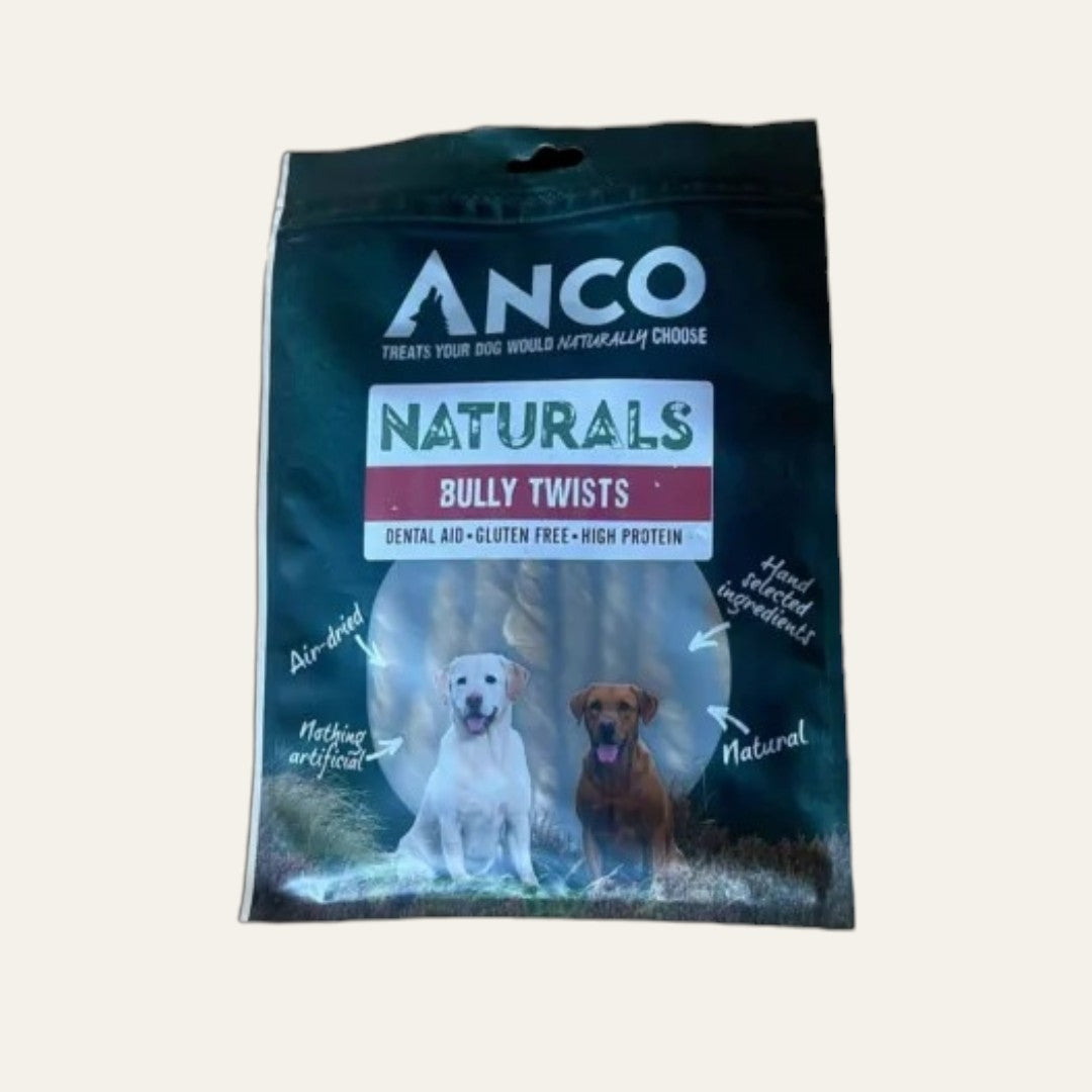 Anco Naturals Bully Twists 10pk