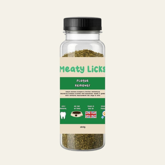 Meaty Licks Plaque Remover Seaweed Powder For Dogs 120g