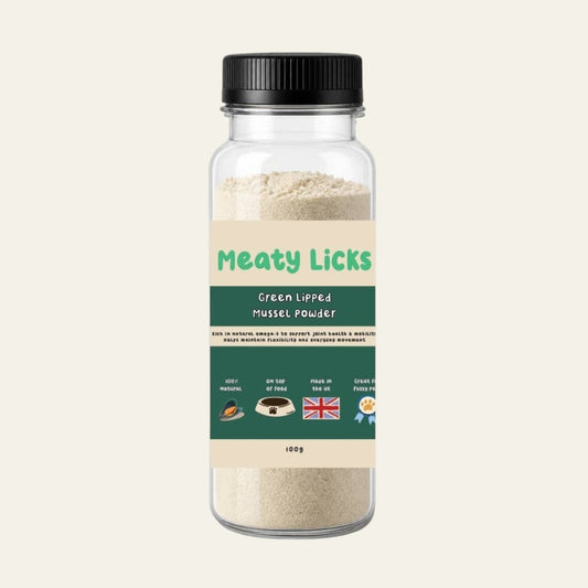 Meaty Licks Green Lipped Mussel Powder For Dogs 100g