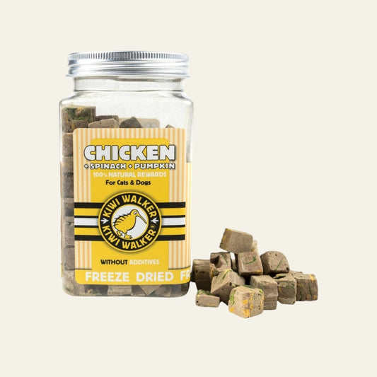Freeze Dried Chicken, Liver & Spinach 100g