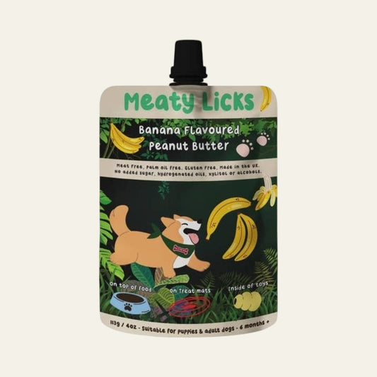 Meaty Licks Banana Peanut Butter