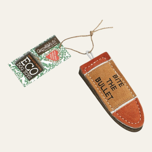 Green & Wilds Bite the Bullet, Eco Dog Toy