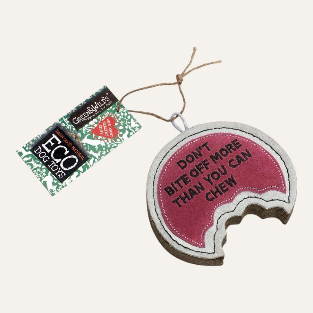 Green & Wilds Don't Bite Off More Than You Can Chew, Eco Dog Toy