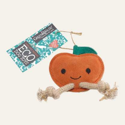Green & Wilds Sancho the Satsuma, Eco Cat & Dog Toy
