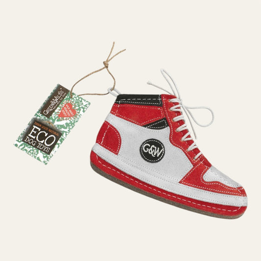 Green & Wilds Gordon Hi-Top, Eco Dog Toy