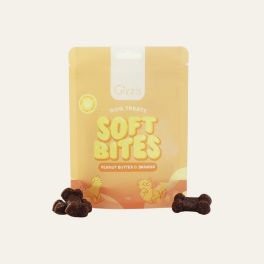 Gizzls Soft Bites Peanut Butter & Banana 150g