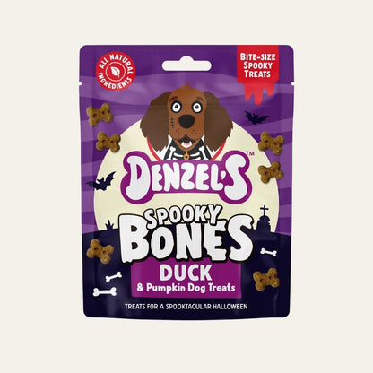 Denzel’S Halloween Duck & Pumpkin Spooky Bones 90g