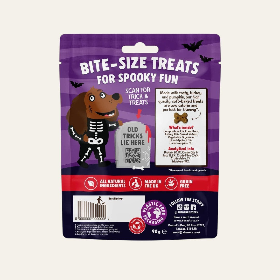 Denzel’S Halloween Duck & Pumpkin Spooky Bones 90g