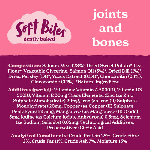 Forthglade Joints & bones salmon oil dog treats 90g