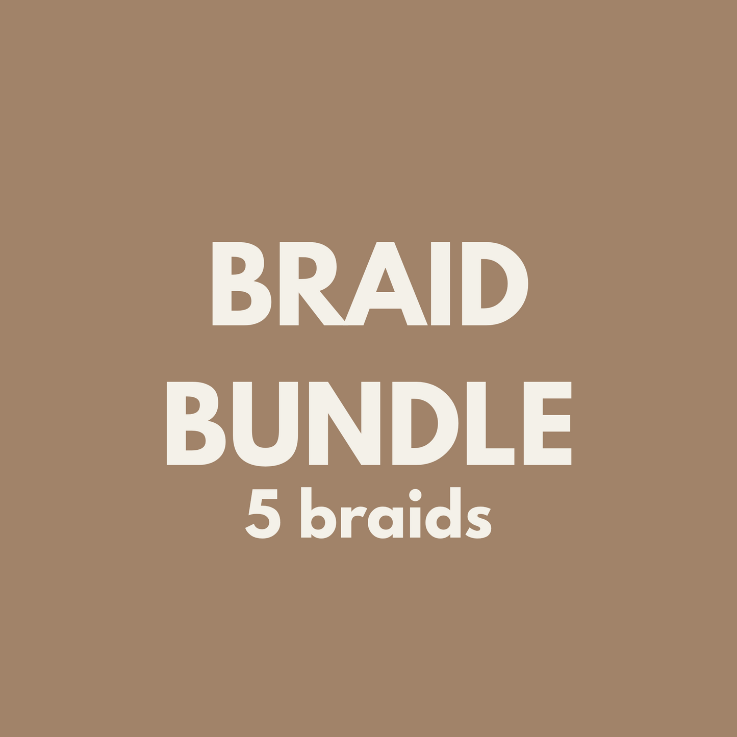 Fiver Friday | 5 Braid Bundle 🐾