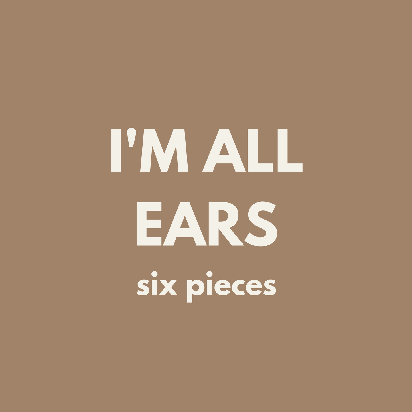 Fiver Friday| I'm All Ears 👂🏻