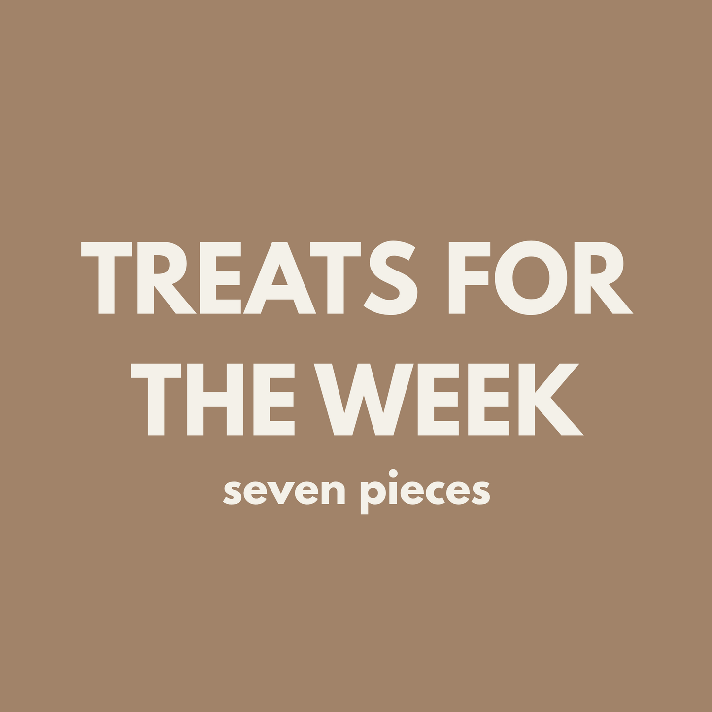 Fiver Friday| Treats for the Week