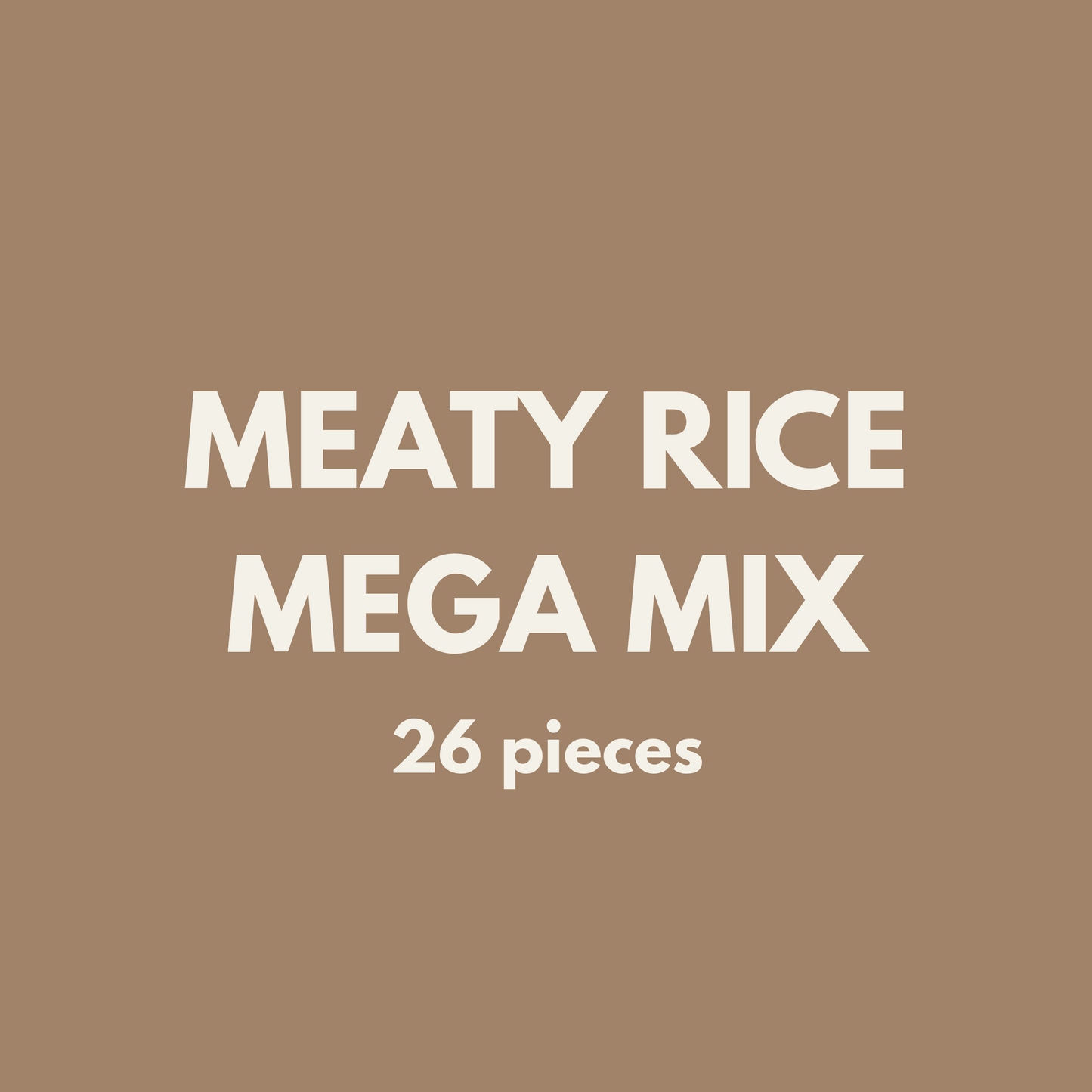 TENNER TUESDAY| Meaty Rice Mega Mix