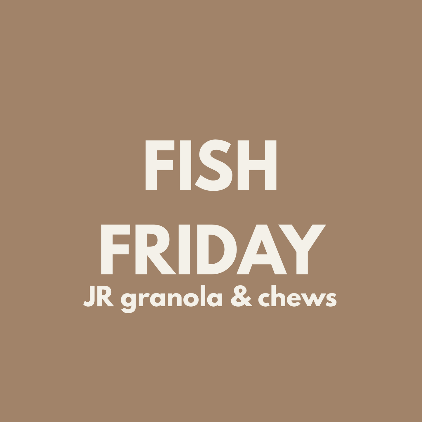FIVER FRIDAY| Fish Friday
