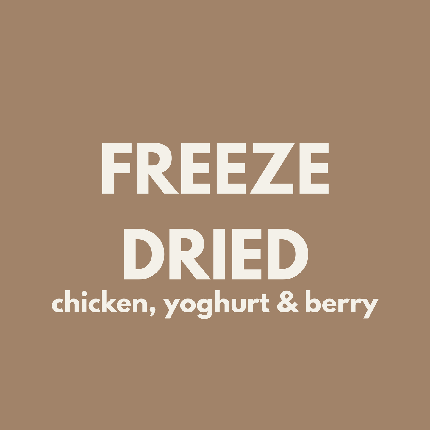 FIVER FRIDAY| Freeze Dried Chicken, Yoghurt & Berry