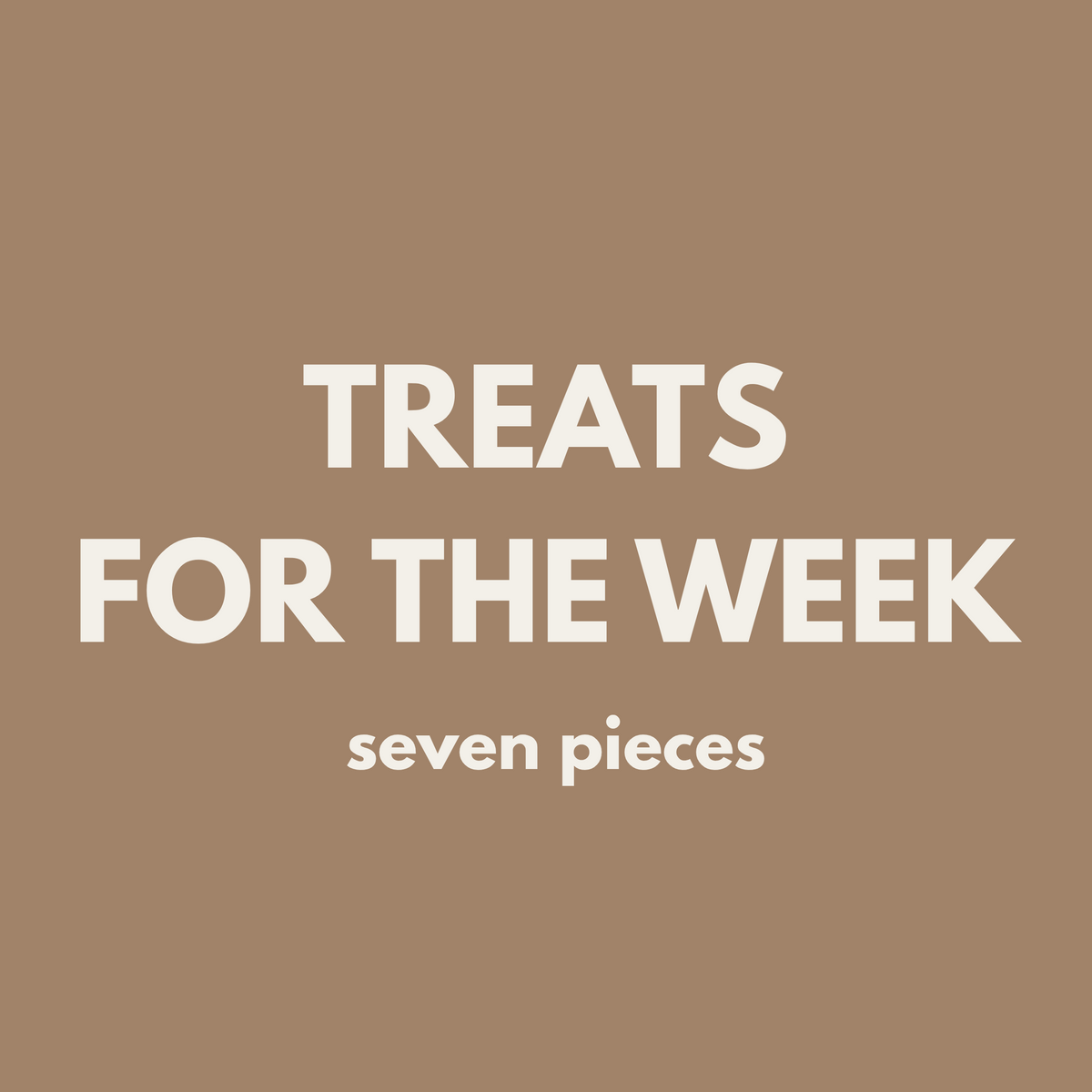 Fiver Friday| Treats for the Week