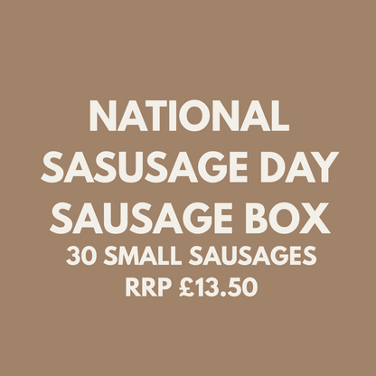 NATIONAL SAUSAGE DAY sausage box| 30pcs