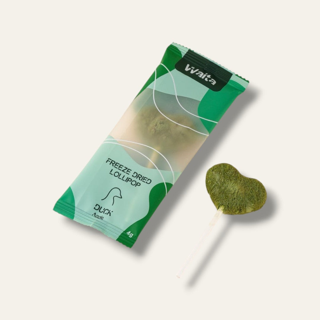 Waita Freeze-Dried Duck & Green Apple Lollipop