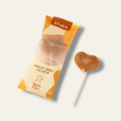 Waita Freeze-Dried Duck & Pumpkin Lollipop