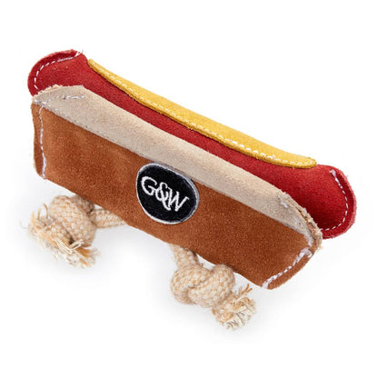 Green & Wilds Harry the Hot Dog, Eco Dog Toy