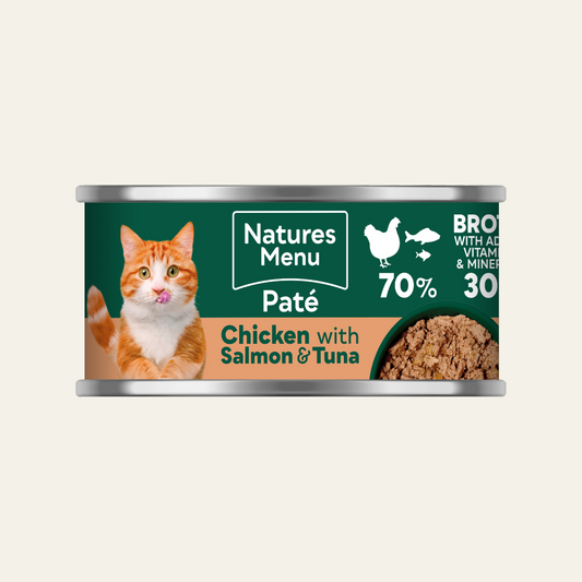 Natures Menu Cat Chicken with Salmon & Tuna Tins 85g