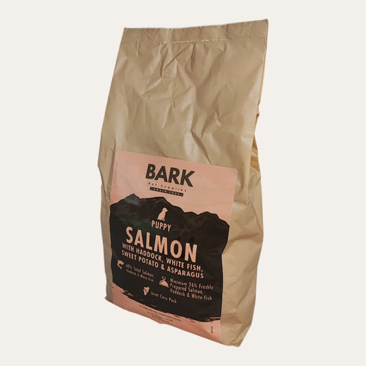 BARK Dried Dog Food Puppy Salmon with Haddock, White Fish, Sweet Potato & Asparagus