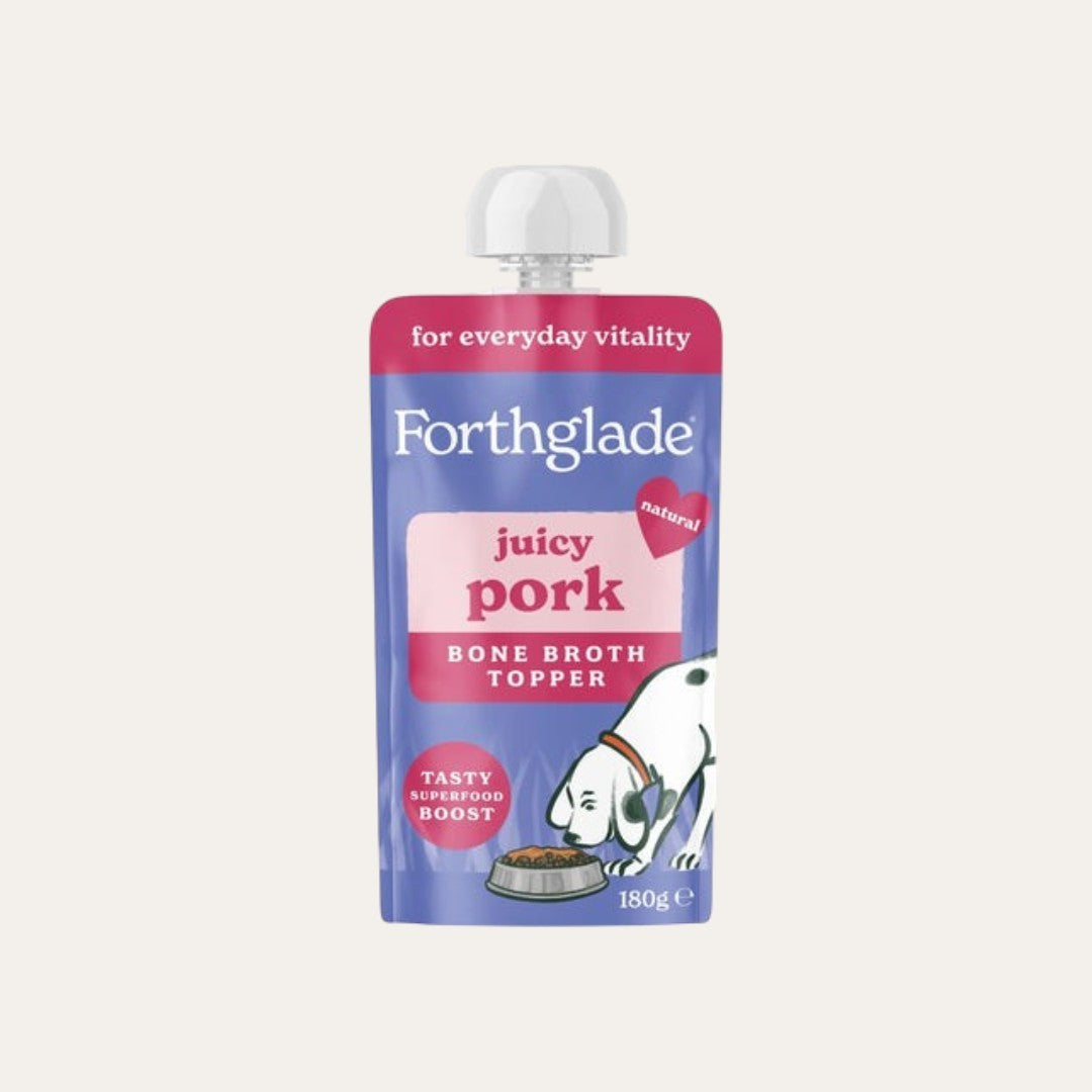 Forthglade Juicy Pork Bone Broth Topper 130g